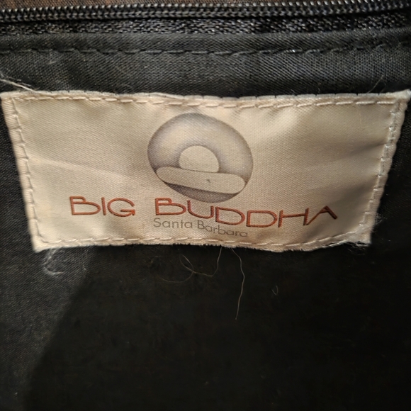 Big Buddha Elegant Brown Quilted Tote Bag - Picture 7 of 7